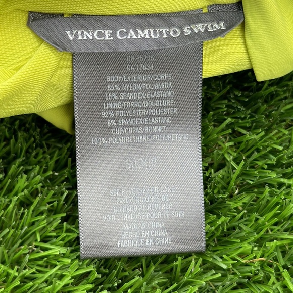 Vince Camuto Green Asymmetrical Bikini Size S - Picture 9 of 13